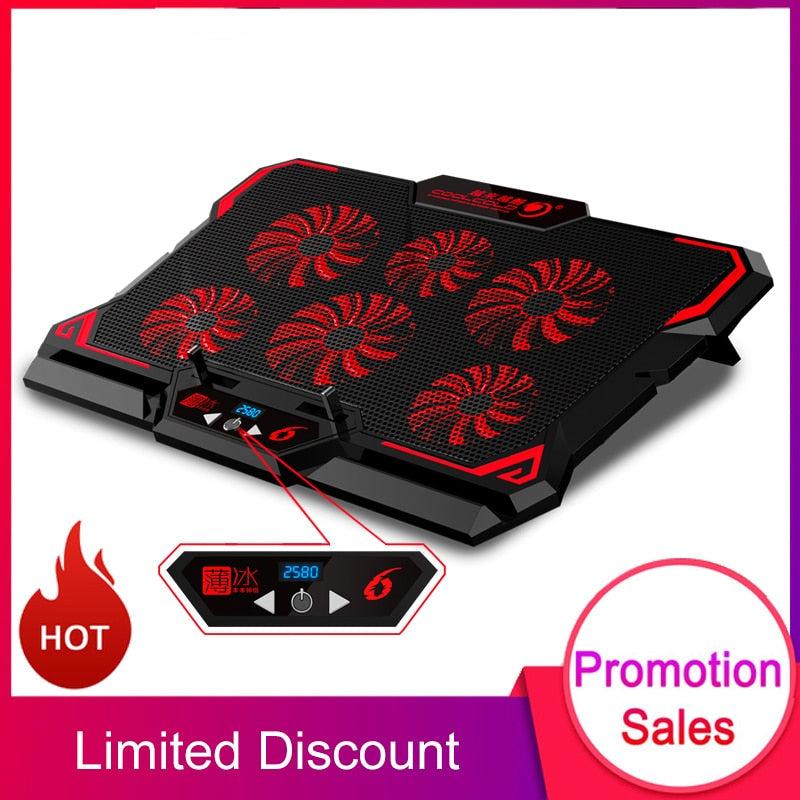 17inch Gaming Laptop Cooler Six Fan