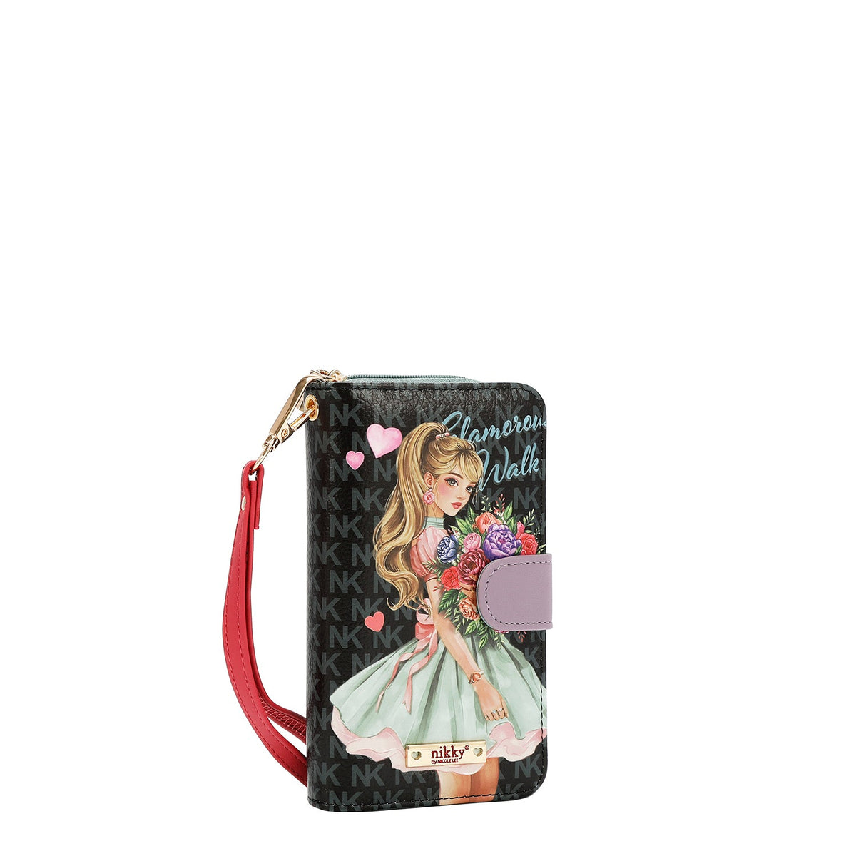 FUNDA PARA MOVIL (GLAMOROUS WALK - NEGRO)