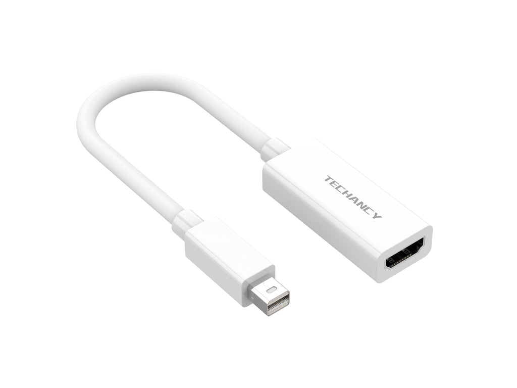 Adaptador de vídeo Techancy Mini DP para HDTV, TL7337, transmissão 2K HD, branco