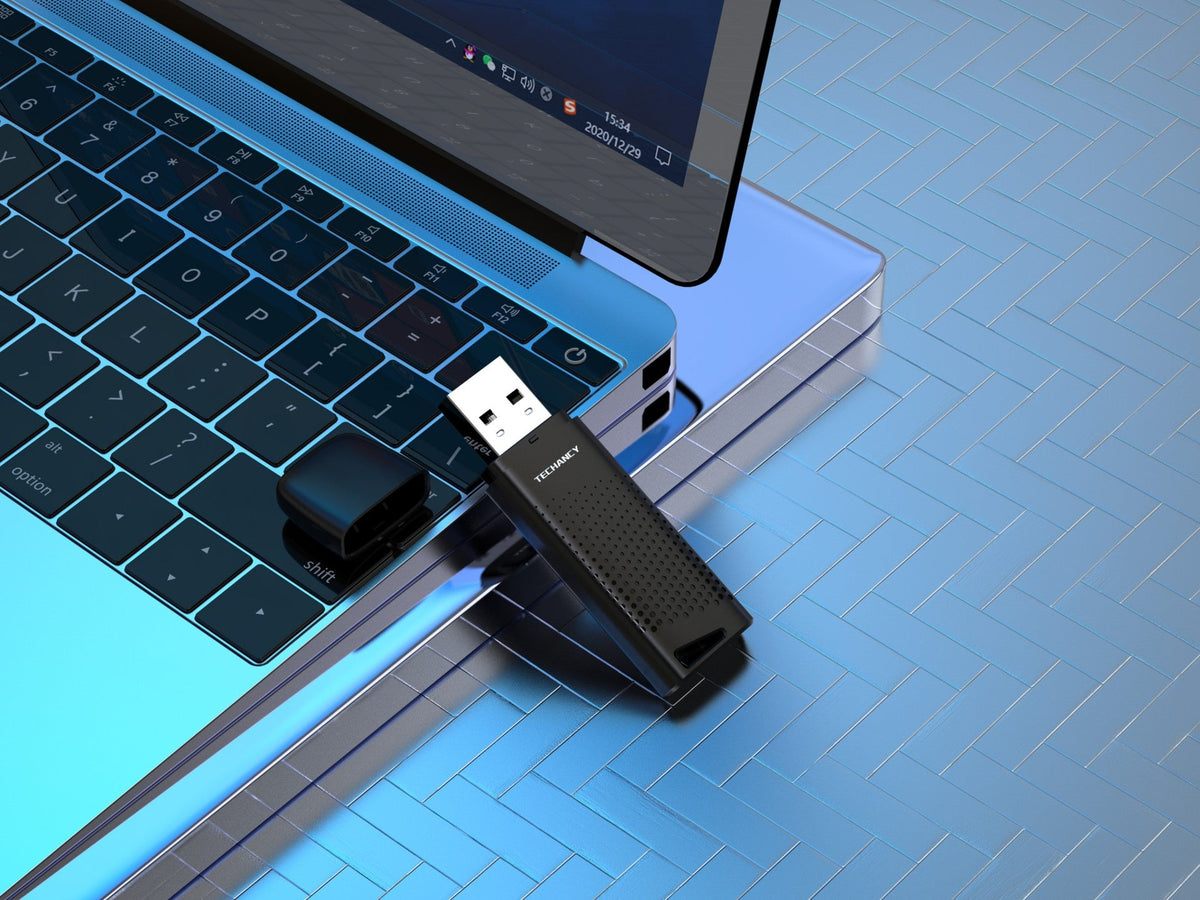 Techancy Unidade Flash Usb3.2 De Alta Velocidade LB2904, 128 GB, Conetor 2 Em 1 Tipo C E Usb-A, Compatível Com Pc/Móvel/Mac
